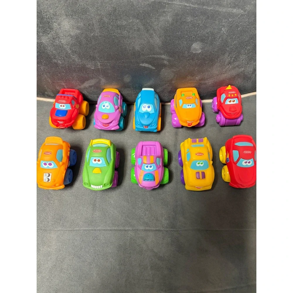Playskool Lil Chuck & Friends 10 Chunky Mini car Soft Vehicles Toddler Preschool